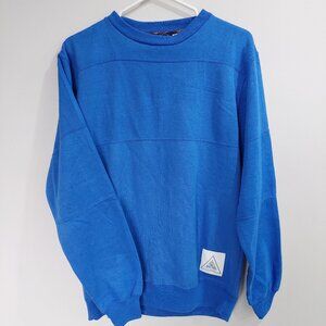 Navigator Men's Crewneck Sweatshirt in Royal Blue, Size Small, New